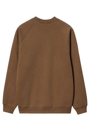 Felpa Chase in misto cotone beige CARHARTT WIP | I033660218